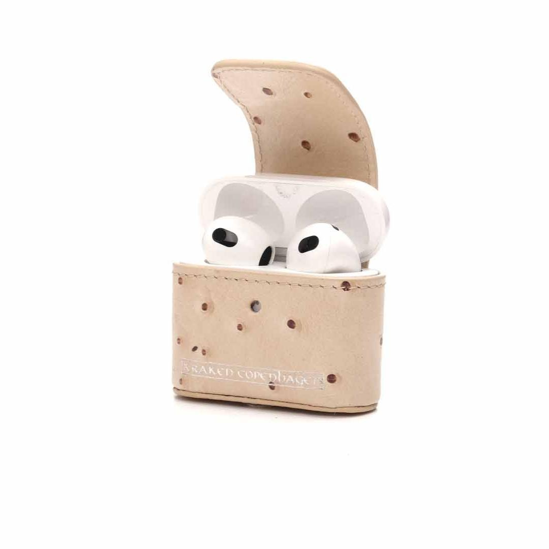 Sigurd-AirPods Fodral Med Karbinhake-Vit