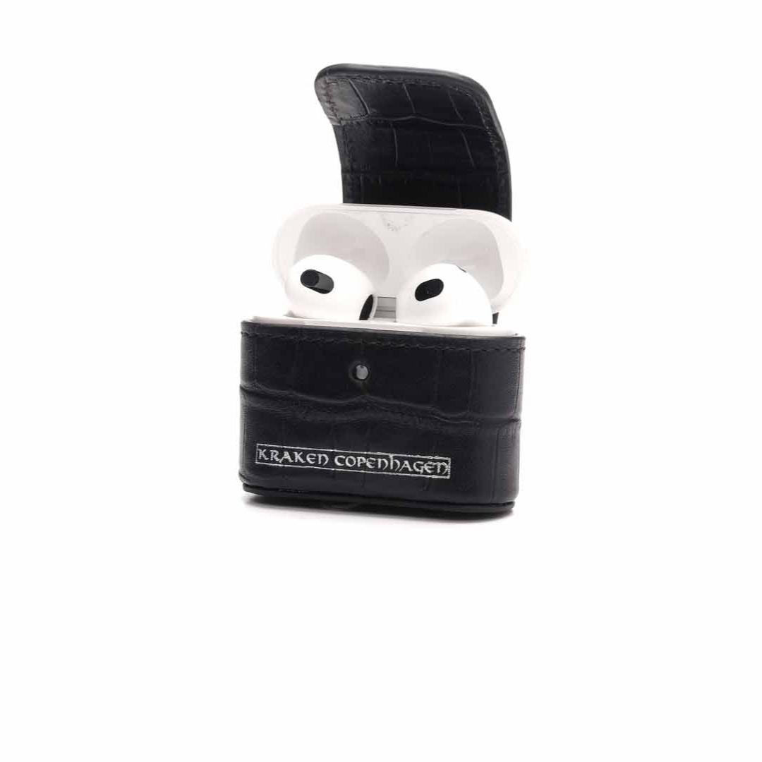 Ubbe-AirPods Fodral Med Karbinhake-Svart