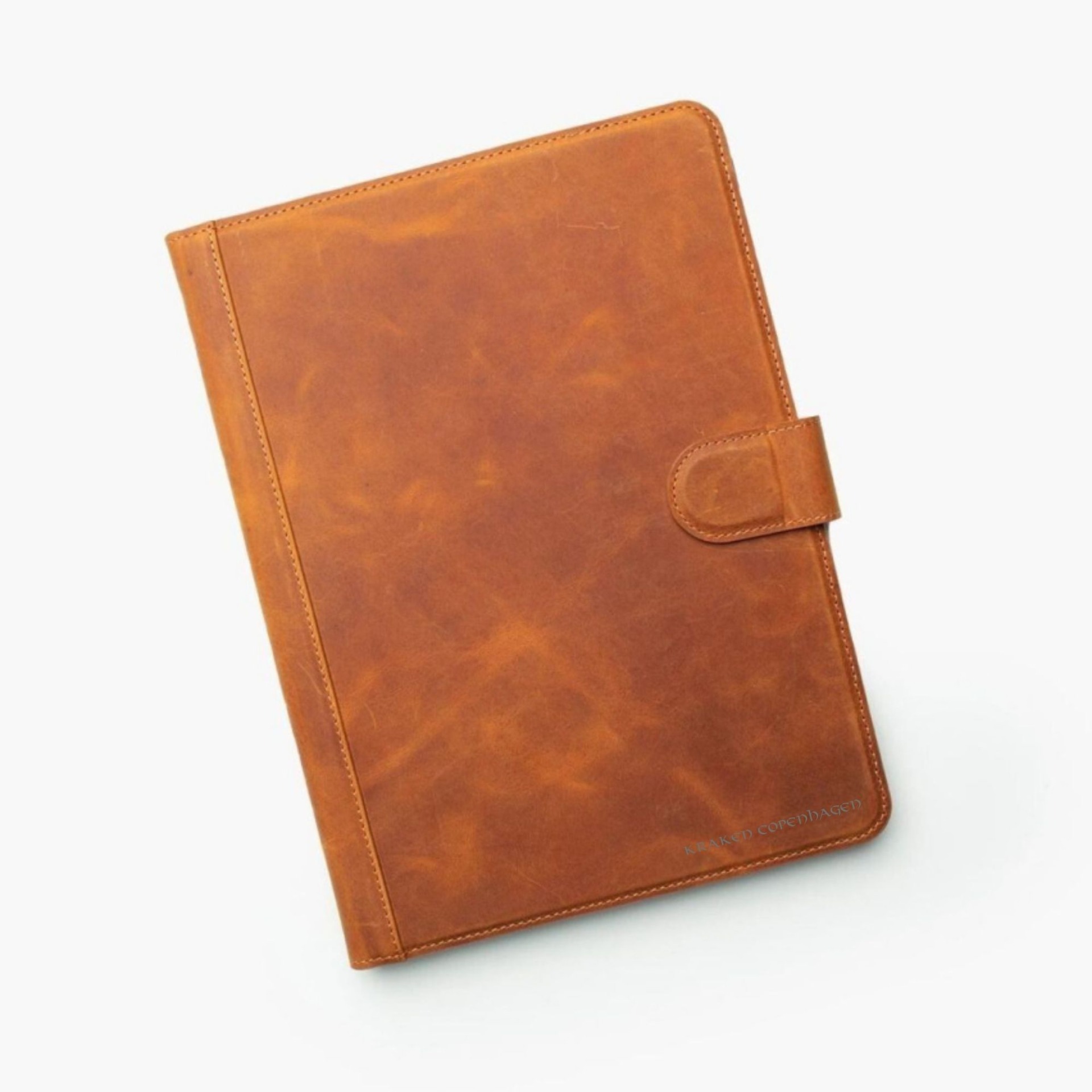 Ægte Læder iPad Pung Cover - Lysebrun
