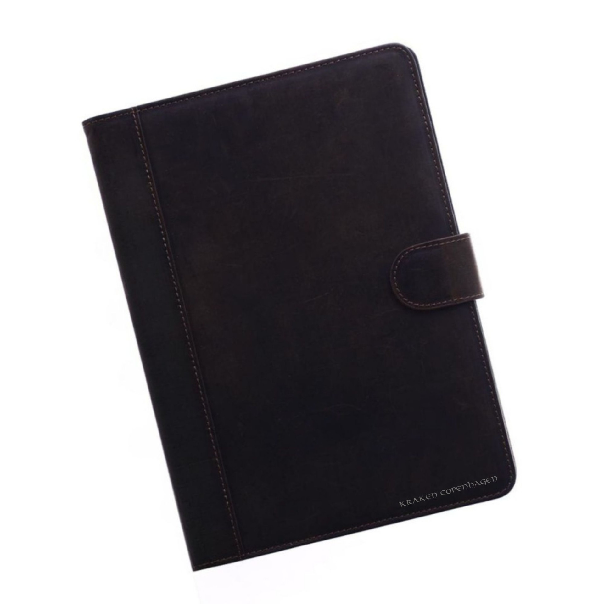 Ægte Crazy Læder IPad Pung Cover  - Mørkebrun
