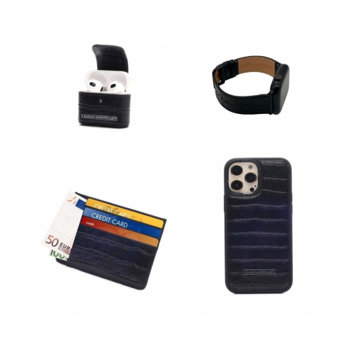 Ægte læder iPhone Cover – Sort | Kraken Copenhagen
