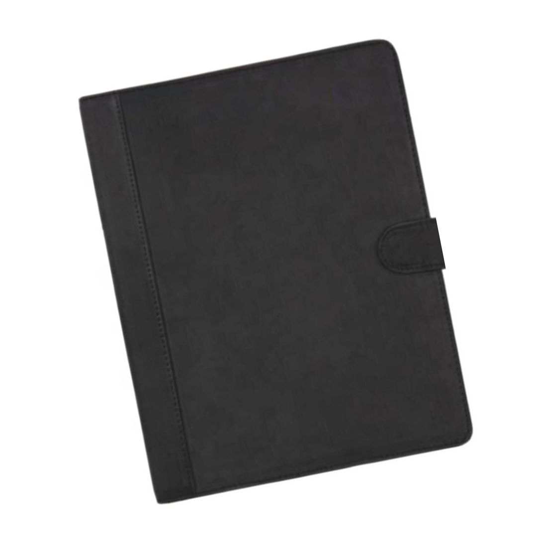 Ægte Crazy Læder IPad Pung Cover - Sort